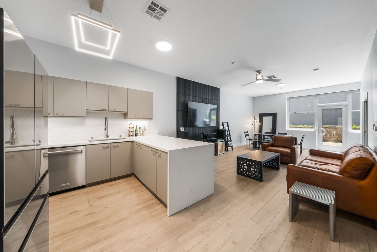Open-concept great room