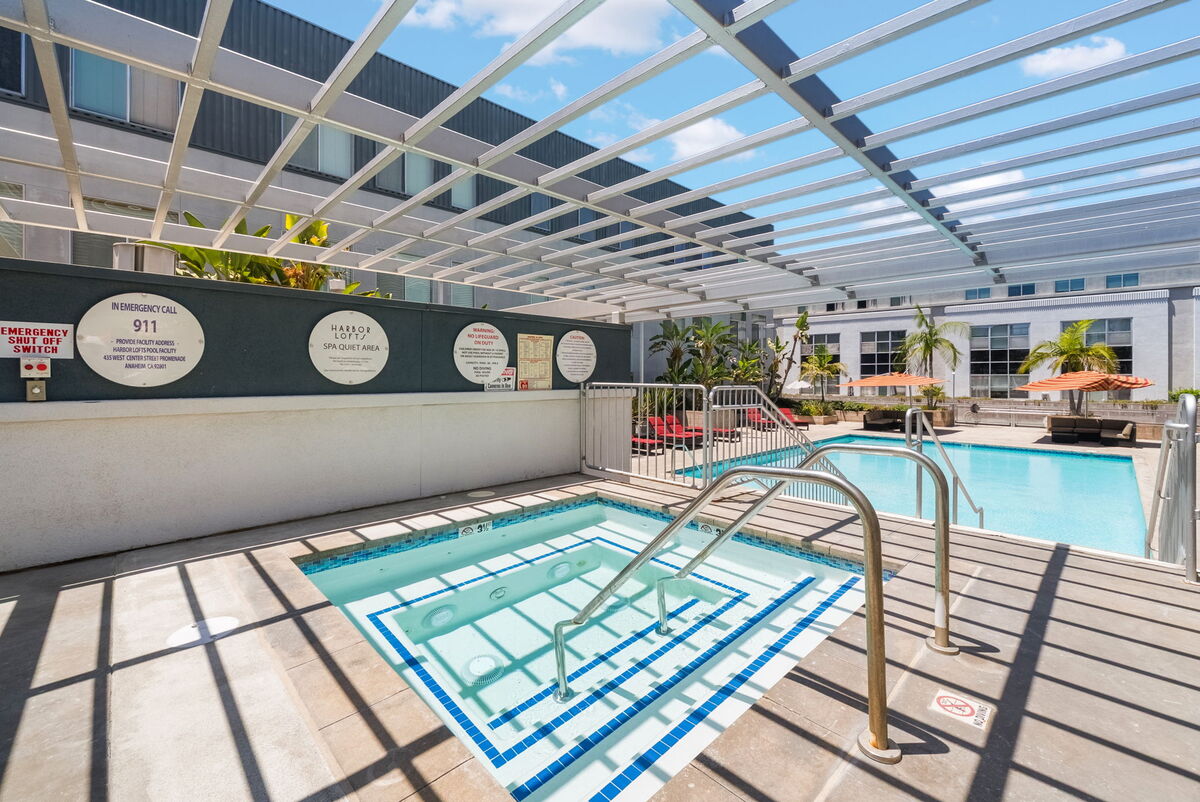 Spa and sundeck