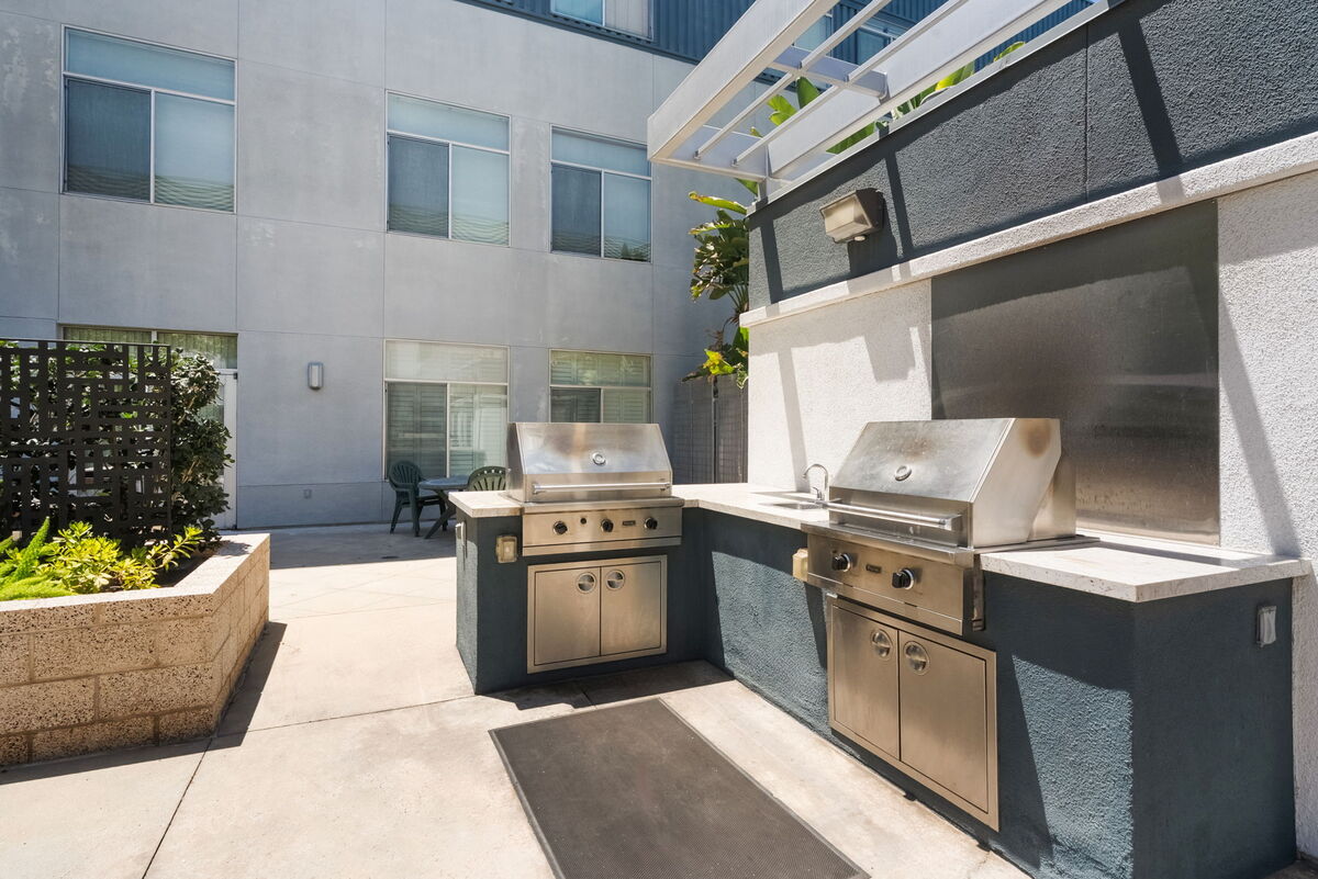Outdoor kitchen and grills