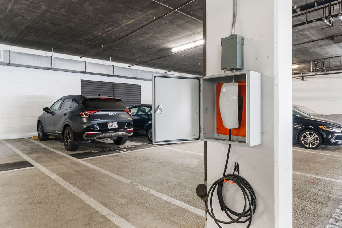 EV charging at the assigned space