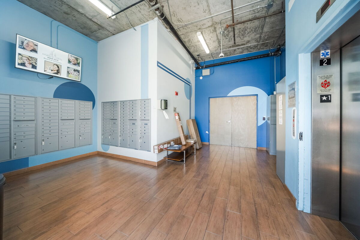 Secured lobby and mail room